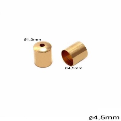 Καπελάκι Τελείωμα 6mm Φ4.5 Gold_256101735-G